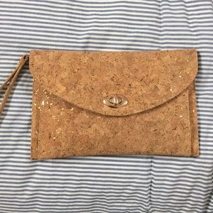 cork clutch bag